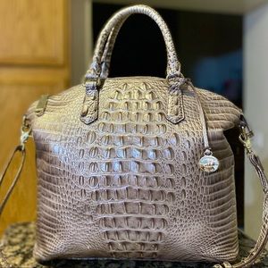 Brahmin Large Duxbury Melbourne Satchel in Chardonnay